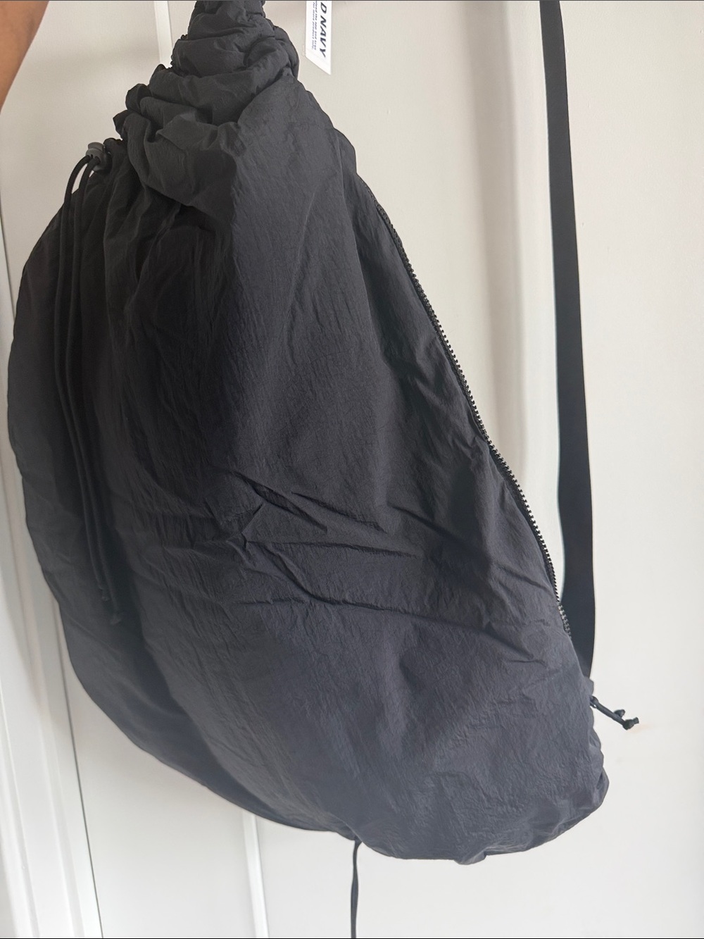 Old Navy Black Crescent Shoulder Bag - Large